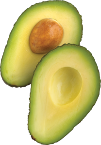 avocado halved