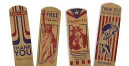 Four Flag Your Bag Drawings | Which Wich